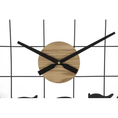 ZEGAR NASTĘNNY NUMBERS Ø 60X2,5 cm